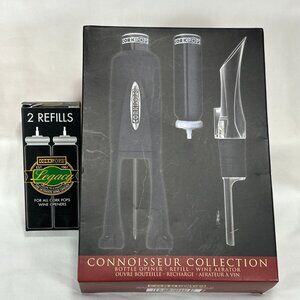 New Cork Pops Connoisseur Collection tools kit with 2 refills